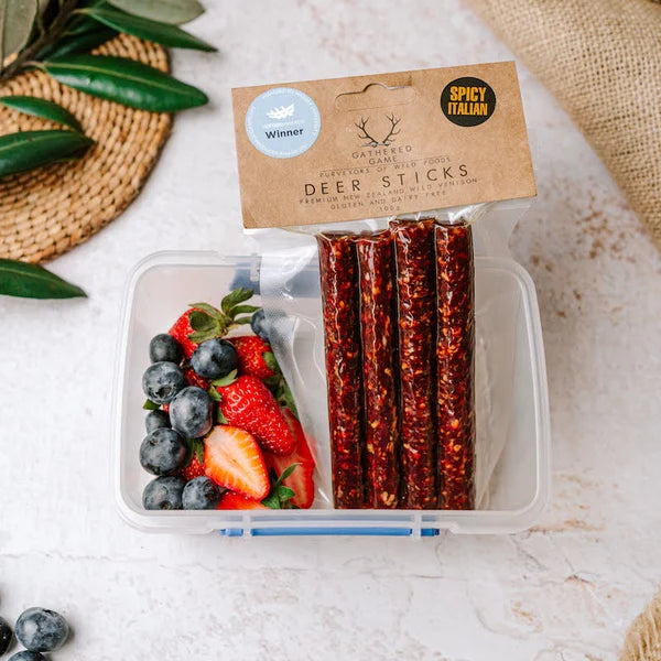 Gathered Game | Wild Venison Salami Deer Sticks