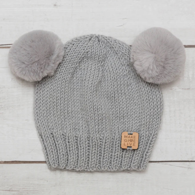 Make, Give, Live | Cocobear Hat - Mist