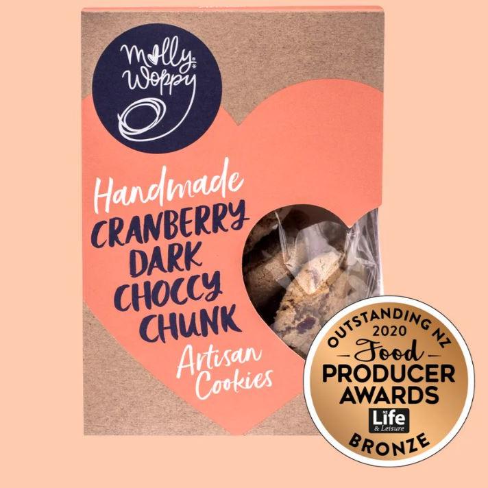 Molly Woppy | Cranberry Dark Choccy Chunk Cookies