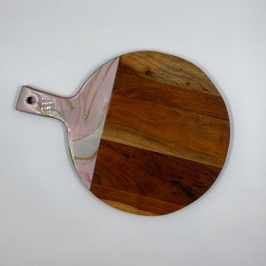 Studio 76 | Large Round Serving Board (Pink)