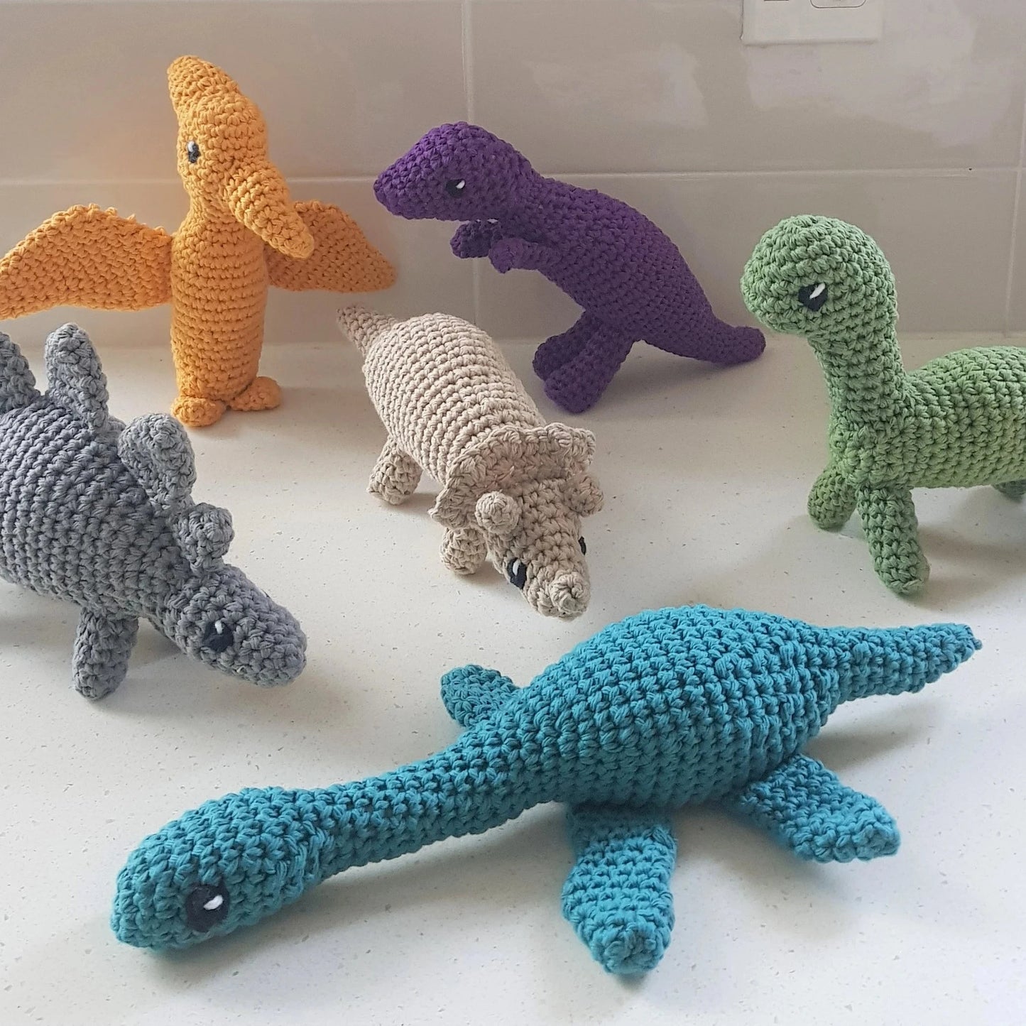 Kiwi Cuddlies | Dinosaur Crochet Toy