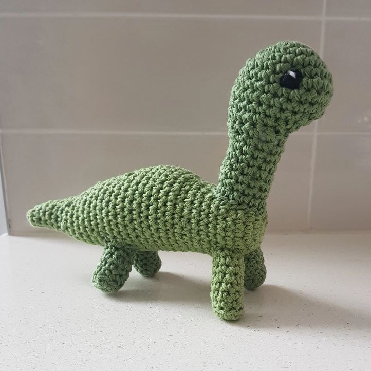 Kiwi Cuddlies | Dinosaur Crochet Toy