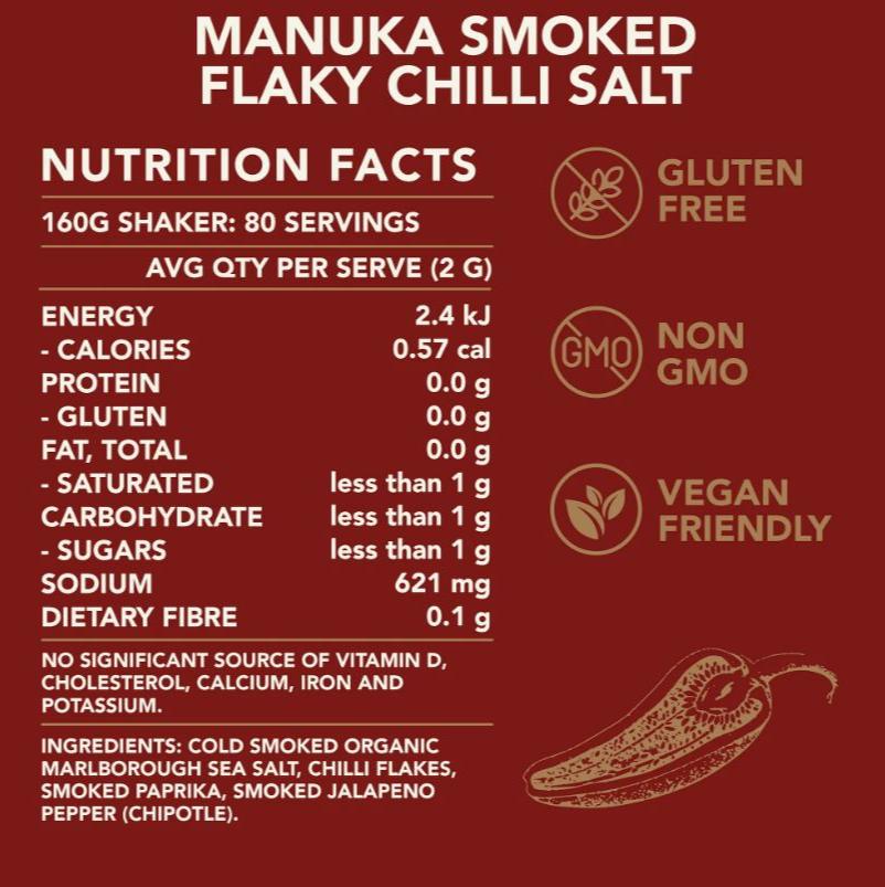 The Kiwi Artisan | Manuka Smoked Chilli Salt