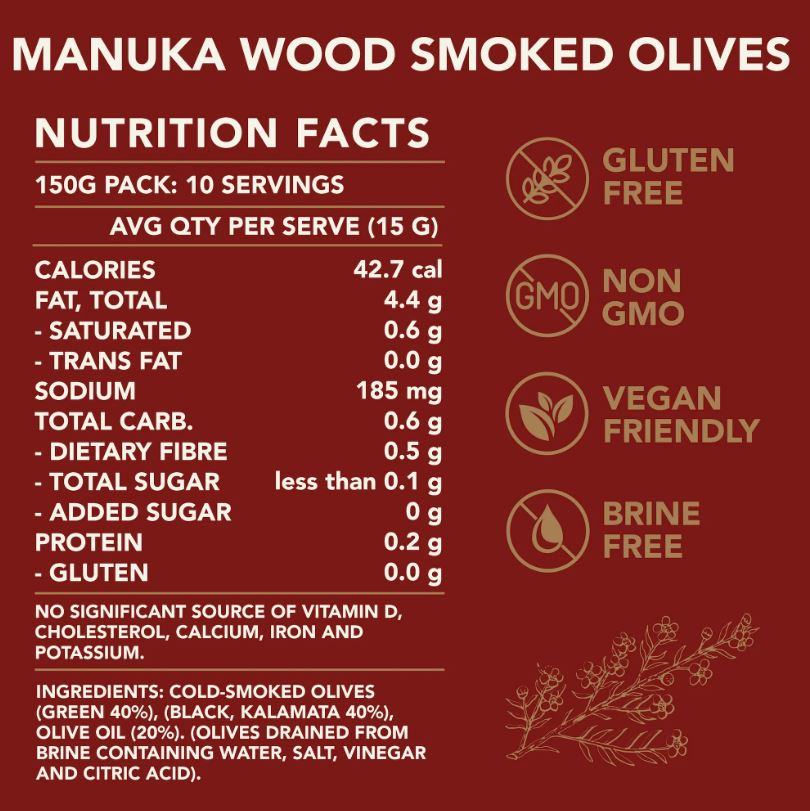 The Kiwi Artisan | Manuka Wood Smoked Olives
