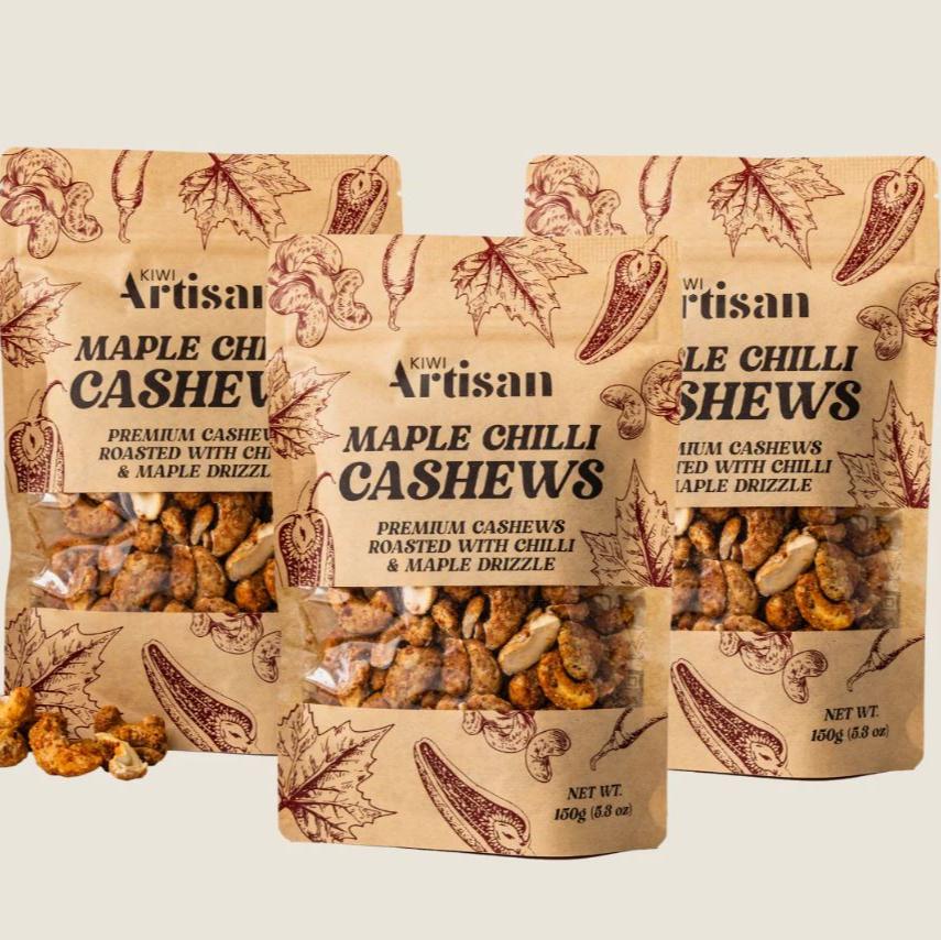 The Kiwi Artisan | Maple Chilli Cashews