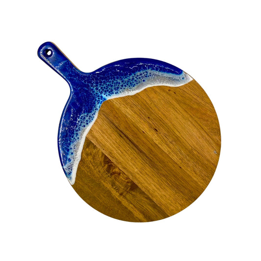 Blonde Ambition | Large Round Serving Board (Ocean)